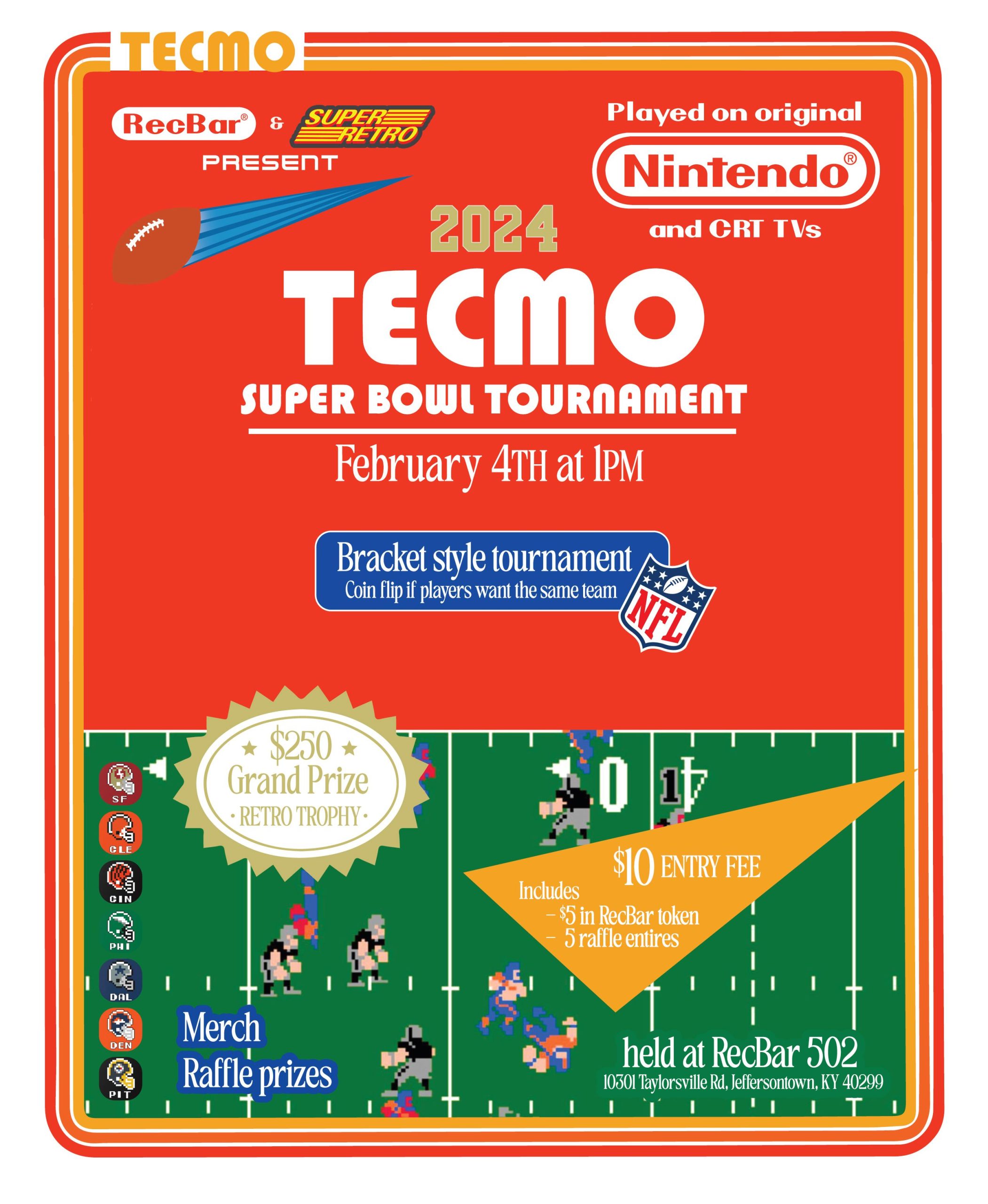 2024 Tecmo Super Bowl Tournament